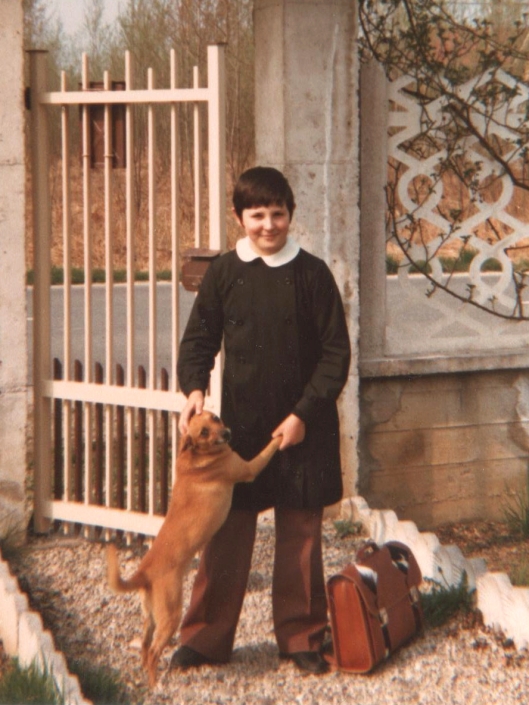 Lampo mi accoglie al mio arrivo da scuola, 1982